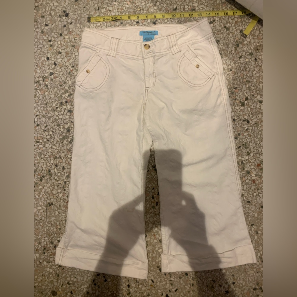 The Original Off- White Cropped Pants (S)